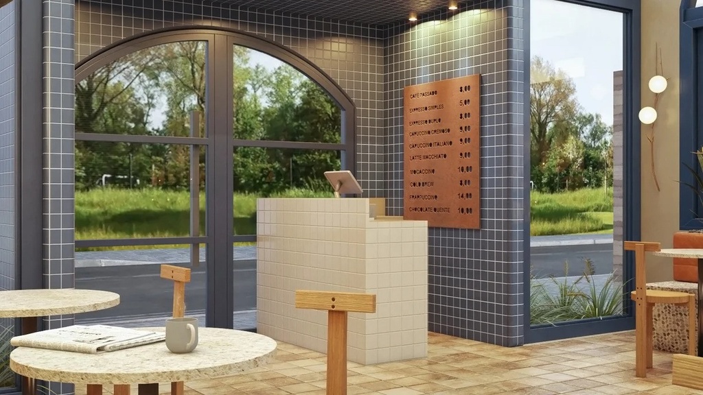 POR294 Surfaces Ultramarine Matt 75mm Mosaic - Commercial wall.jpeg