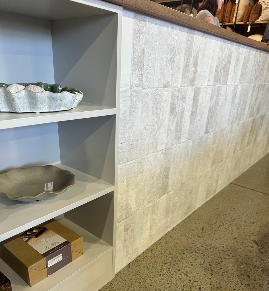 NAT016 Zion Coconut Matt 6.2x25  - Counter in commercial store 5.jpg