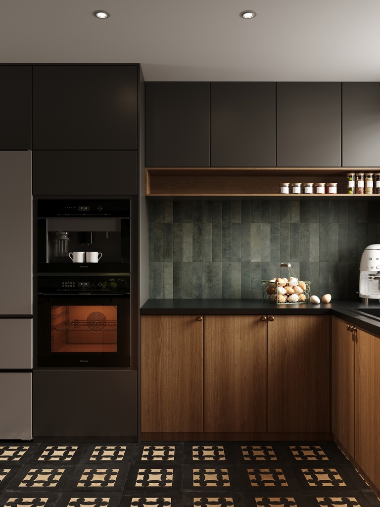 COTSGRE - Cotswolds Green Matt 75×300 - Kitchen.jpg