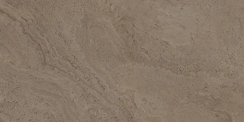 PRO223A - Unique Travertine Minimal Chocolate Natural 600x1200 - Swatch.webp