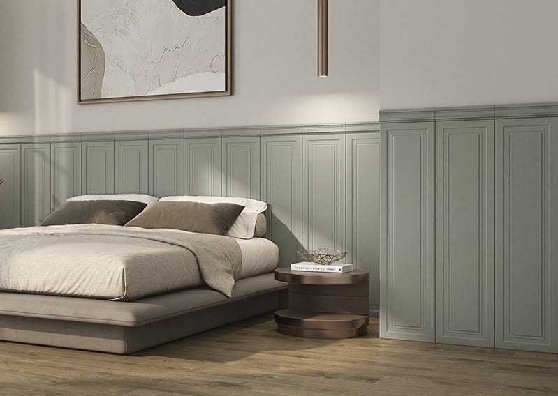Bois-Green - BOISERIE TOMILLO GREEN WALL TILE 30x120cm - Bedroom 2.jpg