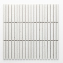 ACA028 Mini Kayoborder White Matt Finger Mosaic 12.5x98 - Swatch 1.jpg