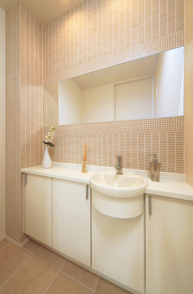 ACA037 Kreuz Terracotta Matt Finger Mosaic 10x48mm - Bathroom 4.jpg