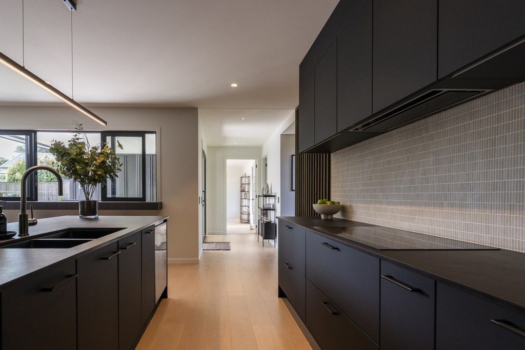 ACA034 Kreuz Grey Matt Finger Mosaic 10x48mm - Pukeko Way - Kitchen 5.jpeg