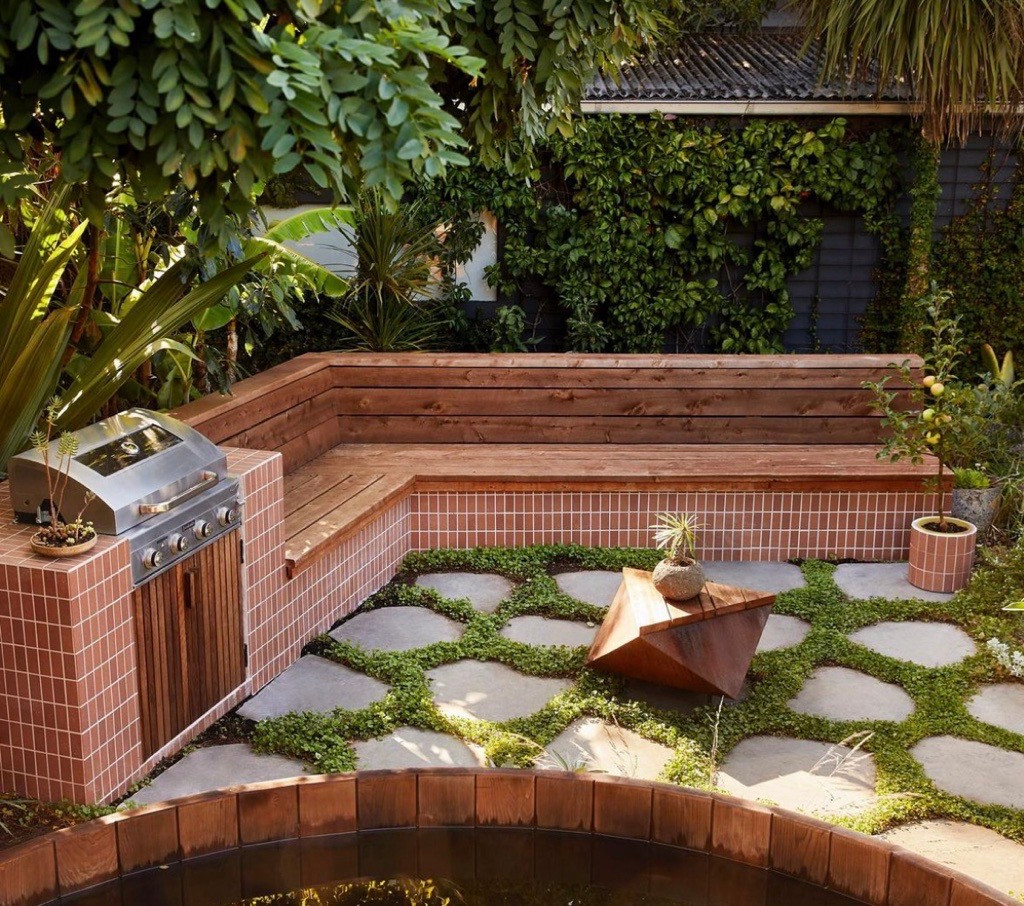 ACA040 Pasture Brick Matt Mosaic 45x95mm - BBQ seating 1.jpg