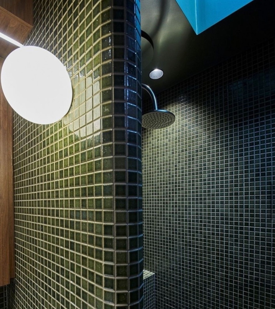 [ACA022] Kayo Olive Gloss Mosaic 22.5 (300x300MM)