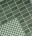 Pasture Green Matt Mosaic 45x95mm (300x300MM)