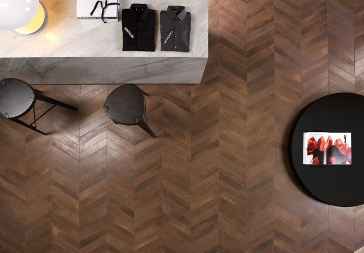 [ITA307] Metaline Corten Thorn Mosaic (290x340MM)