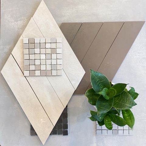 [ITA309] Metaline Plate Thorn Mosaic (290x340MM)