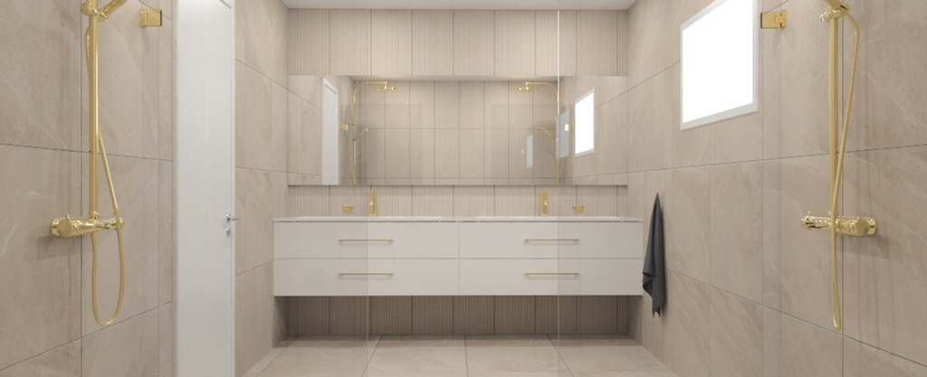 [ITA354] Shale Taupe Ribbed 30X60 (300X600MM)