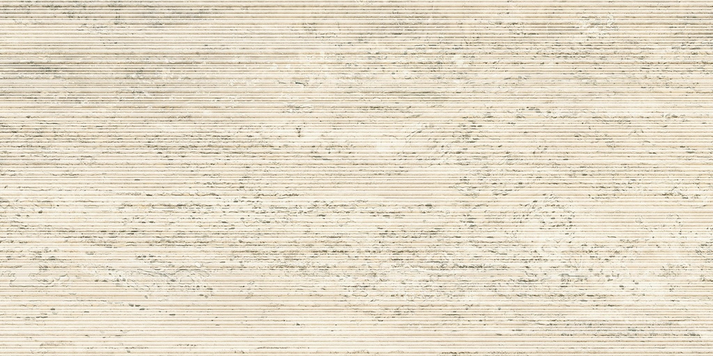 [ITA376] I Trav Bianco Ribbed 60x120 (600x1200MM)