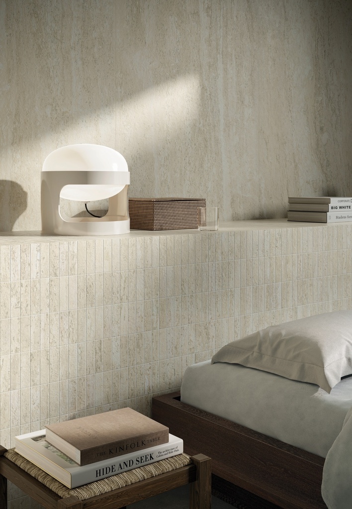 [ITA384] I Travertini Bianco Veincut Mosaic (300x300MM)