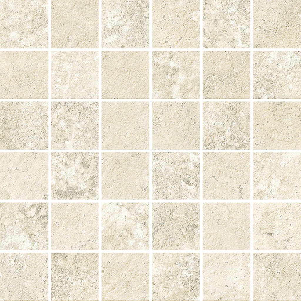 [ITA389] I Trav Bianco Crosscut Mosaic (300x300MM)