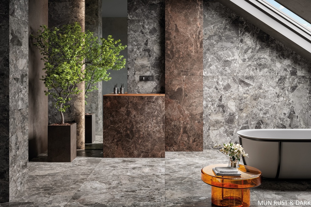 Mun Rust Matt 595 x 595