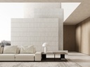 Arctic Tundra White Matt Stick Mosaic 23x300mm