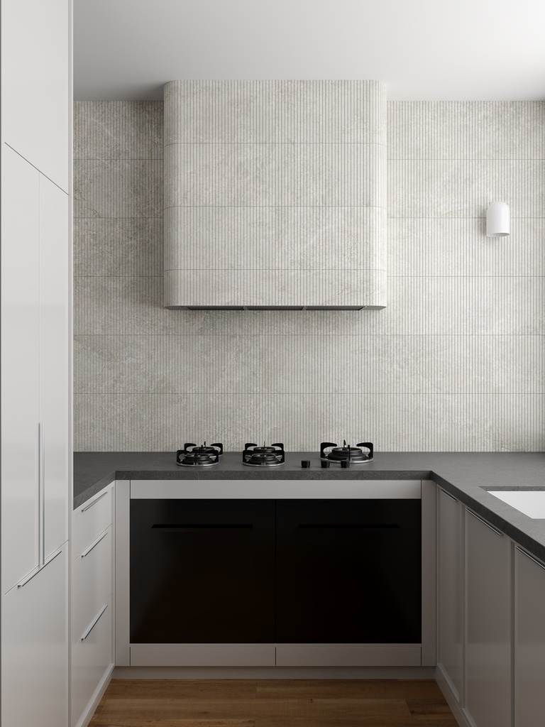 Arctic Tundra Ivory Matt Stick Mosaic 20x300mm