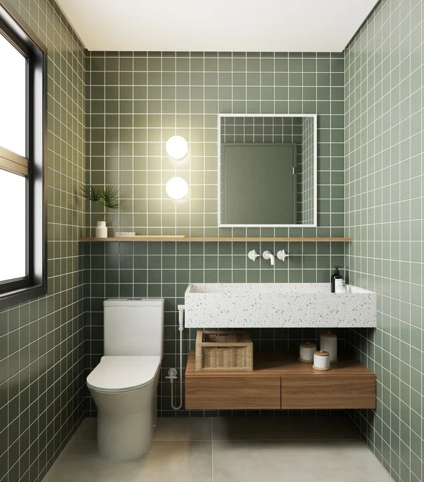 [POR291] Surfaces Leaf Matt 75mm Mosaic