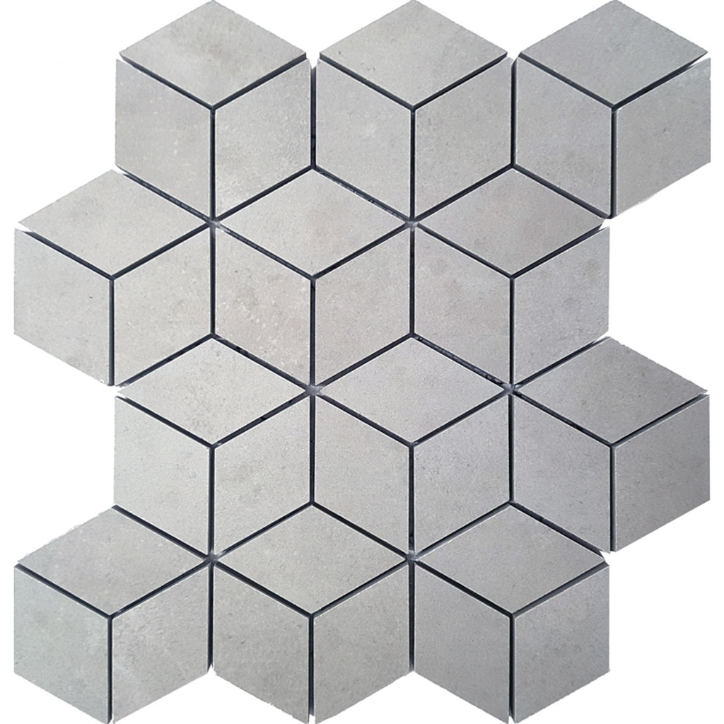 [MT1666] Vogue Light Grey Diamond Mosaic (277x280MM)