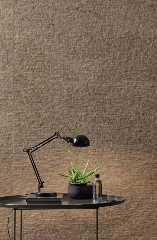 [PRO243A] Unique Travertine Ruled Chocolate 600x1200