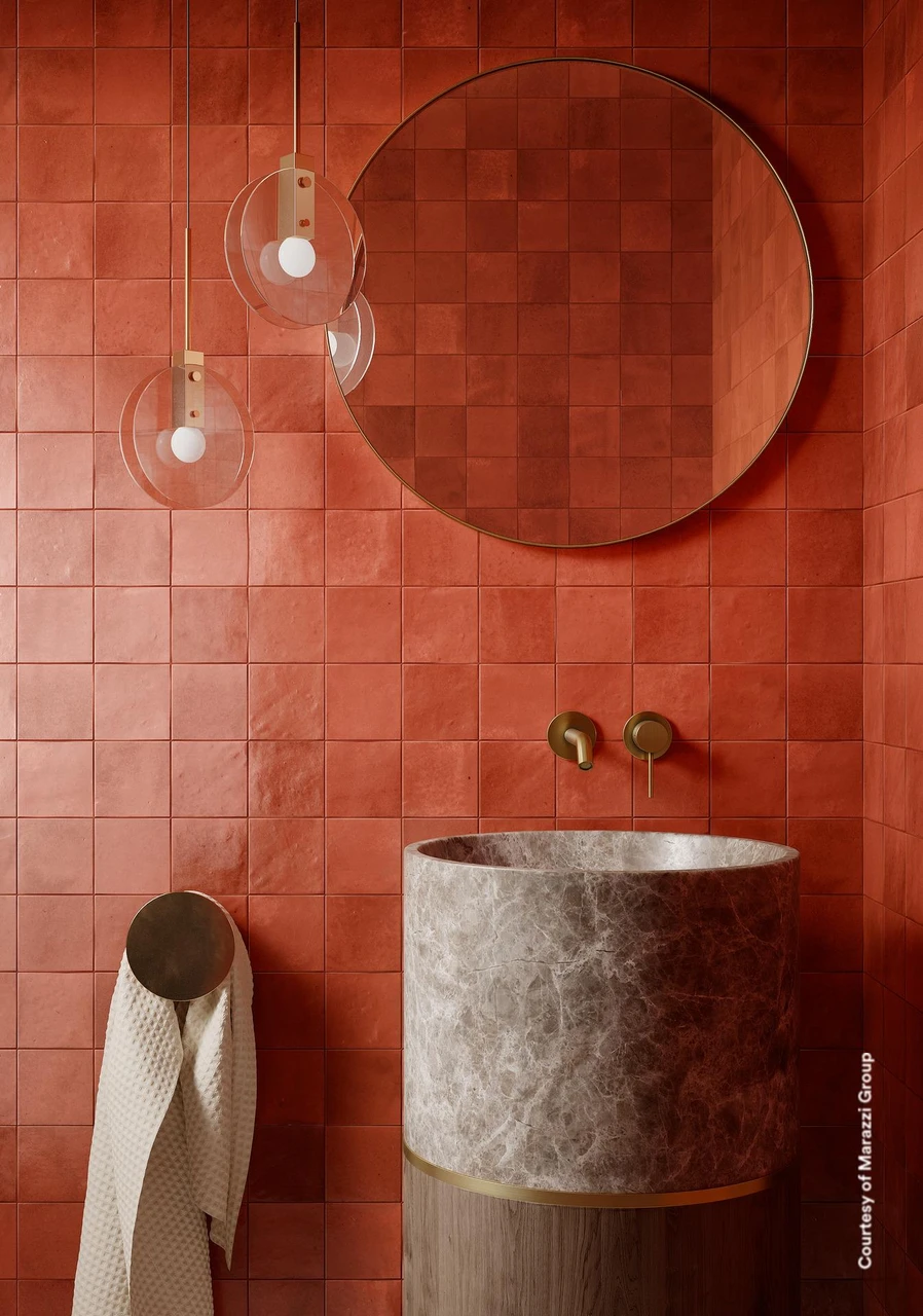 Melange Bordeaux Gloss 100x100