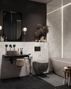 Amici Black Matt 200x200mm