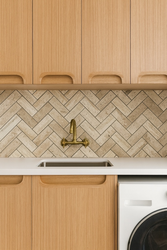 [TRAVERTINE_VEIN_TUMBLED_SUBWAY_(48X203MM)] TRAVERTINE VEIN TUMBLED SUBWAY (48X203 MM)