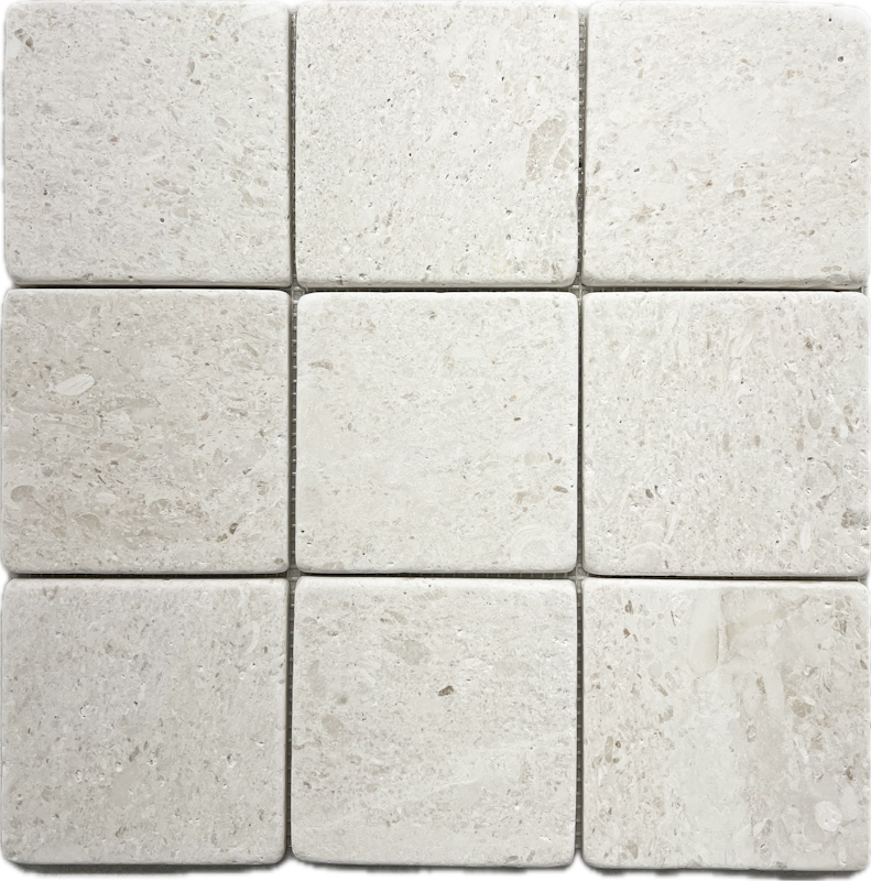 [WHITE_LIMESTONE_TUMBLED_SQUARES_304X304MM)] WHITE LIMESTONE TUMBLED SQUARES (304X304 MM)