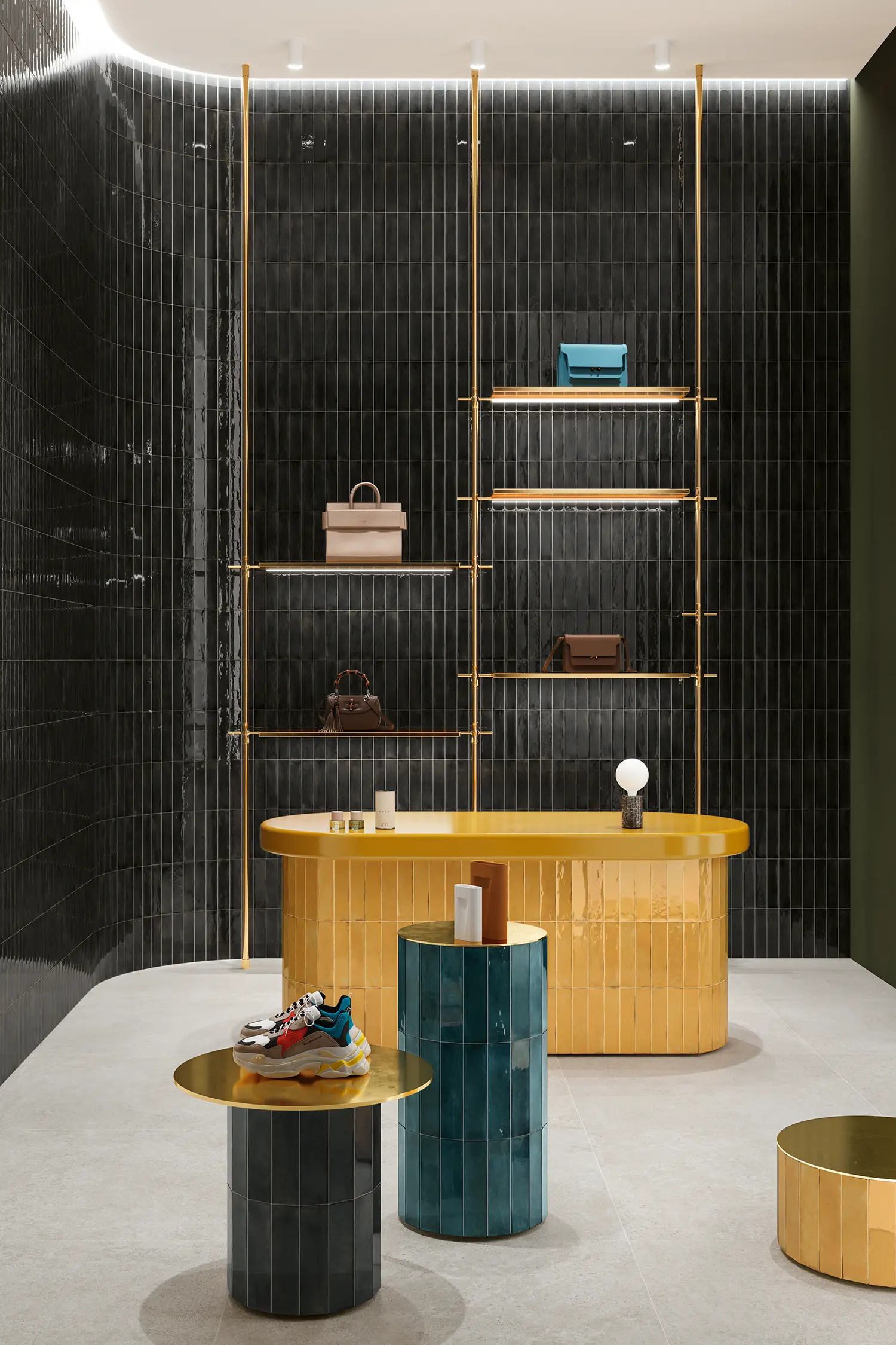 Fusion Nero Gloss 60x250mm